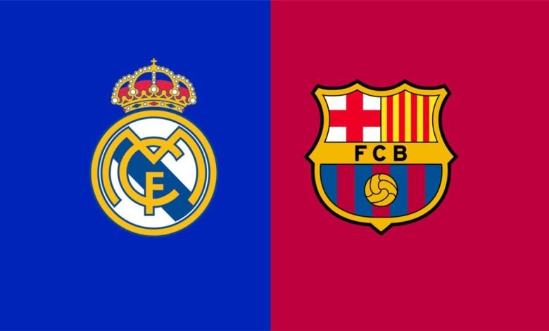 موعد والقنوات الناقلة لمباراة برشلونة وريال مدريد الكلاسيو